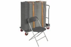 Classic Folding Chair Bundle Deal (40 Chairs & 1 Trolley)