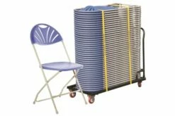 Comfort Folding Chair Bundle Deal (40 Chairs & 1 Trolley)