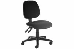 Vantage Plus Medium Back PCB Vinyl Operator Chair No Arms