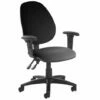 Vantage Plus High Back PCB Vinyl Operator Chair With Adjustable Arms