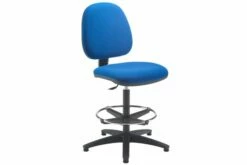 Breeze Deluxe Medium Back Fabric Draughtsman Chair