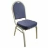 Murad Steel Framed Stacking Banquet Chair (Silver Frame)