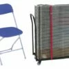 Lightweight Folding Chairs Bundle Deal (40 Chairs & 1 Trolley)