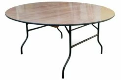 Suttner Round Folding Trestle Table