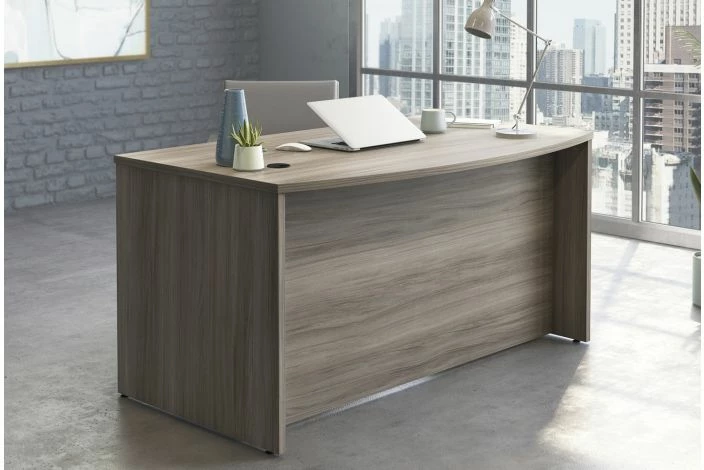 Naavi Bow Fronted Panel End Desk