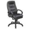Ranna Leather Faced Executive Chair (Black)