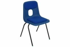 Hille E Series Chair With Upholstered Seat And Back