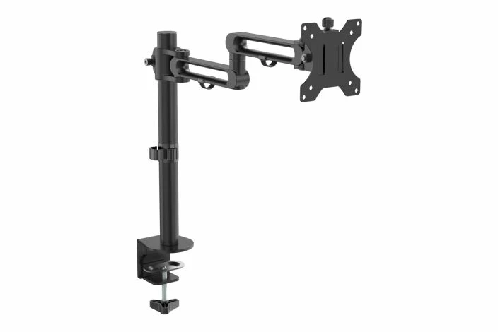 All Black Single Monitor Arm