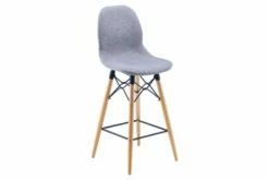 Ambrose High Stool With 4 Beech Legs