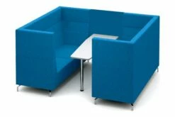 Plato Fabric 6 Person Meeting Booth