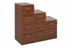 All Walnut Filing Cabinet