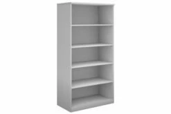 All White Premium High Capacity Bookcases