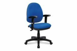Mineo 1 Lever High Back Fabric Operator Chair With Adjustable Arms
