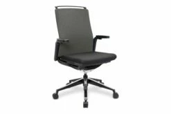 Zodiac High Back Fabric Operator Chair (Grey)