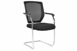 Lippe Mesh Back Cantilever Chair