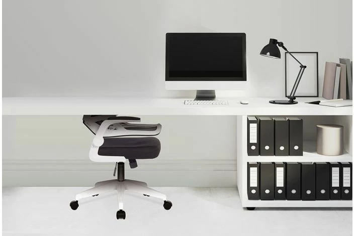 Flex Folding Grey High Mesh Back Operator Chair - Image 3