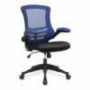 Moon High Mesh Back Operator Chair With Black Base (Blue/Black)