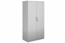 All White Premium High Capacity Double Door Cupboards