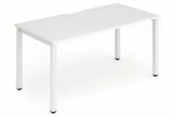 Pamola Single Bench Desk (White Legs)