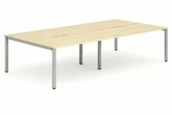 All Maple Double Back To Back Bench Desk