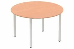 Vitali Circular Meeting Table (Square Legs)