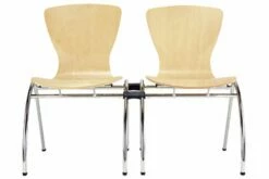 Pack Of 4 Serena Stacking Linking Side Chairs