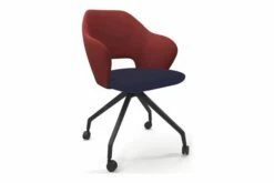 Zane Lounge Chair With Mobile Pyramid Base