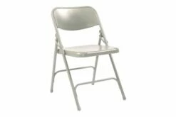 Pack Of 4 All Steel Grey Folding Chairs