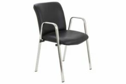 Dieppe Leather Look Stacking Armchair