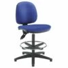 Enterprise Deluxe Medium Back Fabric Draughtsman Chair