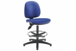 Enterprise Deluxe Medium Back Fabric Draughtsman Chair