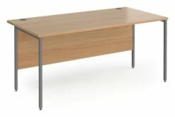 Value Line Classic+ Rectangular H-Leg Desk (Graphite Leg)
