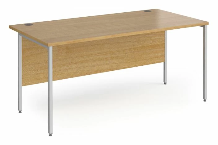 Value Line Classic+ Rectangular H-Leg Desk (Silver Leg) - Image 3