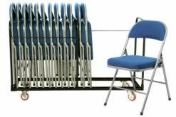 Deluxe Folding Chair Bundle Deal (18 Chairs & 1 Trolley)