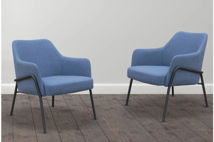 Irvine Armchair (Light Blue) - Image 2