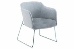 Ormond Armchair With Chrome Sled Frame