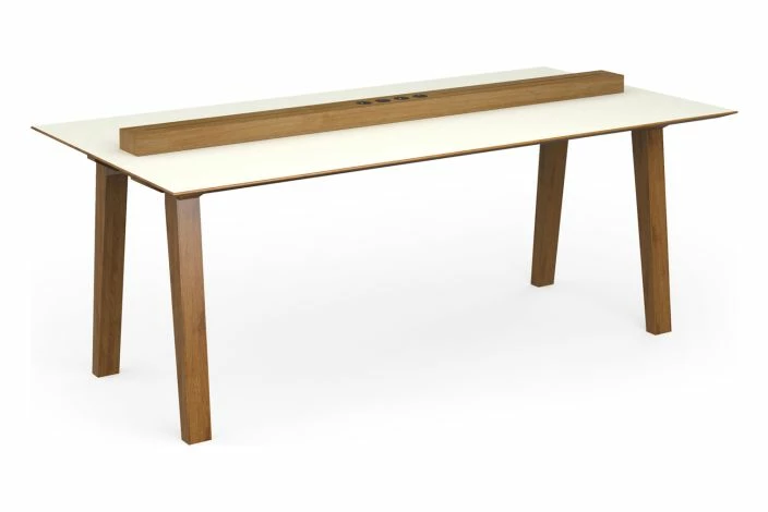 Faro Power Ready Rectangular Meeting Table With Power Bar