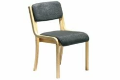 Harmony Wood Framed Stacking Side Chair