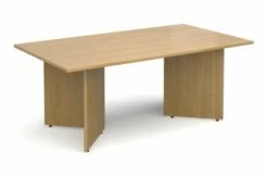 All Oak Rectangular Boardroom Tables