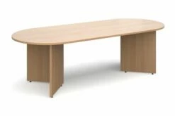 All Beech Radial Boardroom Tables