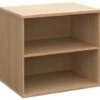 All Beech Desk End Bookcase