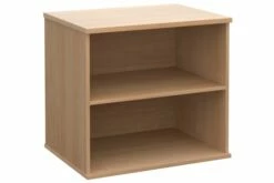 All Beech Desk End Bookcase
