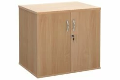 All Beech Desk End Cupboard