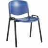 Pack Of 4 Plastic Stacking Conference Chairs