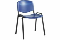 Pack Of 4 Plastic Stacking Conference Chairs