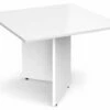All White Premium Arrowhead Square Extension Table
