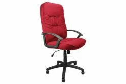 Nero High Back Fabric Executive Chair (Burgundy)