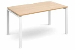 Prime Single Bench Desk (White Legs)