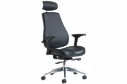 Foster High Back 24 Hour Leather Operator Chair