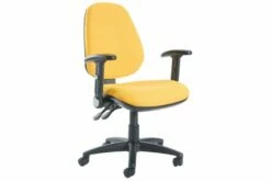 Gilmour High Back Fabric Operator Chair With Folding Arms